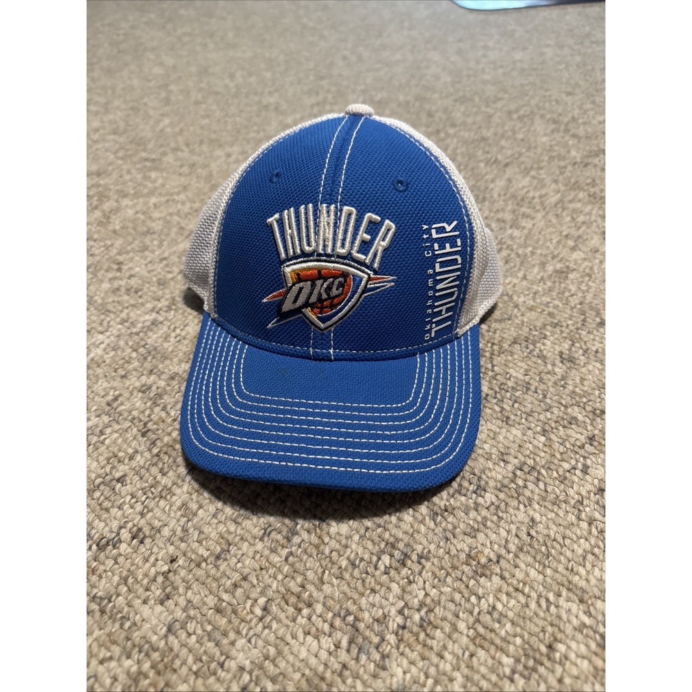 Oklahoma City Thunder NBA Adidas Small/ Med Hat cap Used offical team headwear